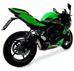 Termignoni exhaust no street legal black titanium with carbon end cap for Kawasaki ZX-4RR 24-25