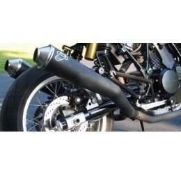 Termignoni exhausts no street legal black stainless steel for Ducati GT 1000 06-12 (2 silencers)