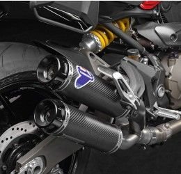 Termignoni exhausts no street legal carbon for Ducati Monster 821 2018 (2 silencers)