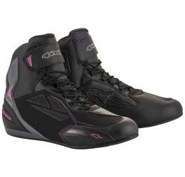 Touring bike shoes Alpinestars for women Faster-3 color black-purple