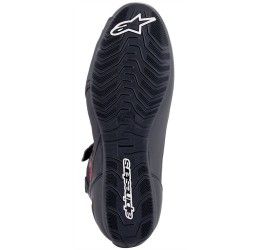 Touring bike shoes Alpinestars faster-3 rideknit® color black dark gray red