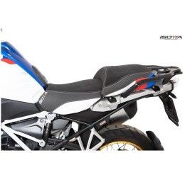 Isotta Front saddle for BMW R 1200 /1250 GS White/red/blue