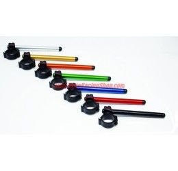 Accossato Racing bars in avional alloy upper 10mm with clip Black diameter 50 (LAST AVAILABLE)