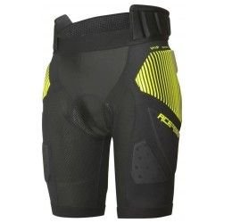 Shorts with soft rear and side protections Acerbis Soft 2.0 black-red