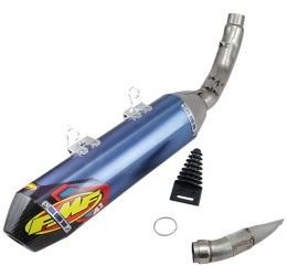 FMF Factory 4.1 RCT blue anodized Titanium silencer with end cap Carbon for GasGas MCF 350 22-23