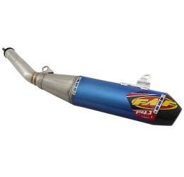 FMF Factory 4.1 RCT blue anodized Titanium silencer with end cap Carbon for Yamaha YZ 250 F 19-24
