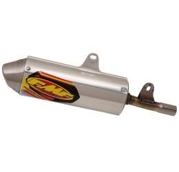FMF Mini PowerCore 4 Aluminum silencer with end cap Stainless Steel for honda crf 125 f 21-24