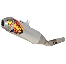 FMF PowerCore 4 HEX Aluminum silencer with end cap Stainless Steel for Husqvarna FE 350 20-22