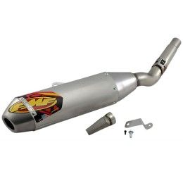 FMF PowerCore 4 HEX Aluminum silencer with end cap Stainless Steel for Kawasaki KX 450 4T 21-23