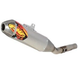 FMF PowerCore 4 HEX anodized grey Aluminum silencer with end cap Stainless Steel for kawasaki kx 450 x 449 cross country 2024