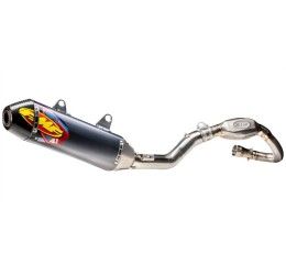 FMF Q4 HEX anodized gray Aluminum silencer with for Honda CRF 250 RX 25-26