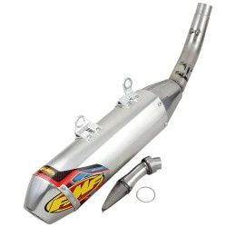 FMF Q4 HEX Aluminum silencer with end cap Stainless Steel for Husqvarna FC 350 19-22