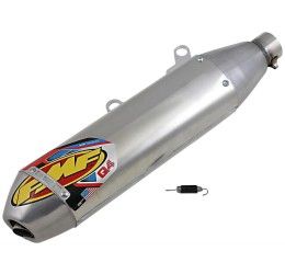 FMF Q4 HEX Aluminum silencer with end cap Stainless Steel for Husqvarna FE 350 20-23