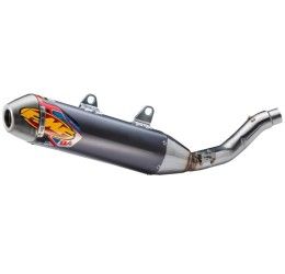 FMF Q4 HEX anodized grey Aluminum silencer with end cap Stainless Steel for kawasaki kx 450 x 449 cross country 2024