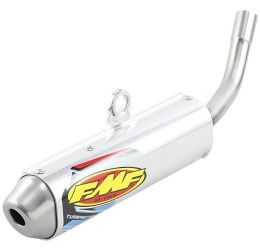 FMF TurbineCore 2 Aluminum silencer with end cap Stainless Steel for Yamaha YZ 125 22-24