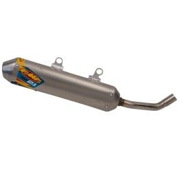 FMF Turbinecore 2.1 Aluminum silencer with end cap Stainless Steel for GasGas EC 300 21-22