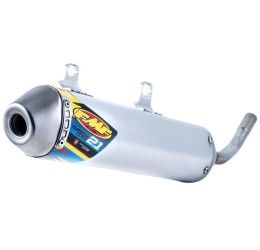 FMF Turbinecore 2.1 Aluminum silencer with end cap Stainless Steel for Husqvarna TE 150 i 20-23