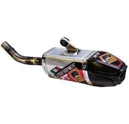Fresco Carby aluminium silencer with carbon end cap for Fantic XX 125 22-24