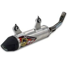 Fresco Xpower aluminium silencer with simil-carbon end cap for Husqvarna TC 85 2025