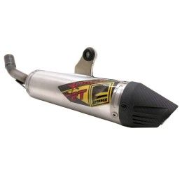 Fresco Xpower aluminium silencer with simil-carbon end cap for KTM 125 EXC 17-18