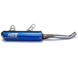 HGS aluminum silencer for GasGas MC 125 24-25 blue