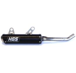 HGS aluminum silencer for GasGas MC 125 24-25 black