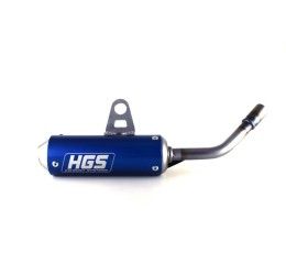 HGS aluminum silencer for GasGas MC 50 24-25 blue