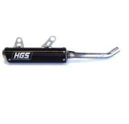 HGS aluminum silencer for Husqvarna TC 125 23-24 black