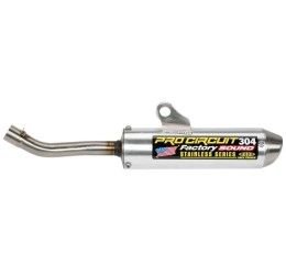 Pro Circuit 304 Factory Round in aluminum silencer for Honda CR 125 R 00-01