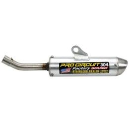 Pro Circuit 304 Round in Aluminum silencer end cap Stainless Steel for Honda CR 125 R 02-07