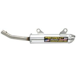 Pro Circuit 304 Round in Aluminum silencer end cap Stainless Steel for Honda CR 250 92-96