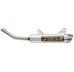 Pro Circuit 304 Round in Aluminum silencer end cap Stainless Steel for Honda CR 250 97-98