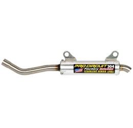 Pro Circuit 304 Round in Aluminum silencer end cap Stainless Steel for Honda CR 250 R 1988
