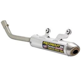Pro Circuit 304 Round in Aluminum silencer end cap Stainless Steel for Husqvarna TE 300 14-15