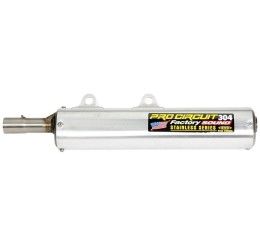 Pro Circuit 304 Round in Aluminum silencer end cap Stainless Steel for Kawasaki KX 500 89-04