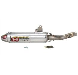 Pro Circuit T-4 Round Aluminum silencer end cap Stainless Steel for Honda XR 600 R 85-00