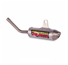 Pro Circuit R-304 Shorty in Aluminum silencer end cap Stainless Steel for Husqvarna TC 85 Ruote Basse 2025