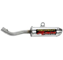 Pro Circuit R-304 Shorty in Aluminum silencer end cap Stainless Steel for Yamaha YZ 125 22-24