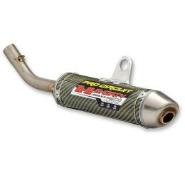 Pro Circuit Ti-2 in Carbon/Kevlar silencer end cap Titanium for GasGas MC 65 21-23