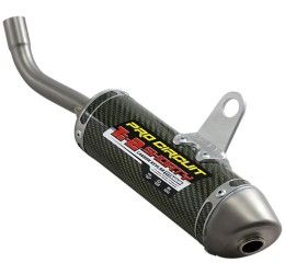 Pro Circuit Ti-2 in Carbon/Kevlar silencer end cap Titanium for GasGas MC 85 Ruote Alte 21-24