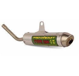 Pro Circuit Type 296 in Aluminum silencer end cap Stainless Steel for Husqvarna TC 85 Ruote Basse 2025