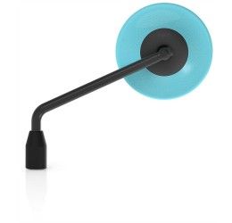 Rizoma e-pop mirror (Direct Mount) for Moto Guzzi V7 III Rough 18-20 Cyan color
