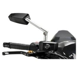 Puig Right rear view mirror mod. F1.1 Black - Dimensions: 124x55 mm - Adjustable - Non -approved -COD.017DN