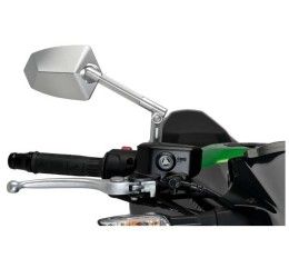 Puig Right rear view mirror mod. GT.1 Aluminum - Dimensions: 85x124 mm - Adjustable - Omologated -Cod.020dd