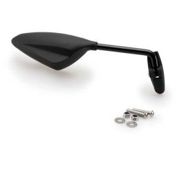 Puig Right rear view mirror mod. RS2 Black - Carena Attack - 70 degrees - Dimensions: 120x50.5 mm - approved