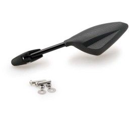 Puig left rear view mirror mod. RS2 Carbon Look - Carena Attack - Dimensions: 120x50.5 mm - approved
