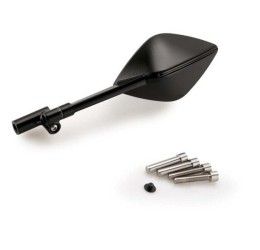 Puig left rear view mirror mod. Top Tech I Nero - Dimensions: 85x149 mm - Auction length: 250 mm - approved