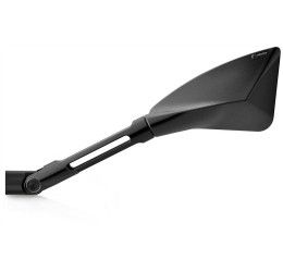 Rizoma Left rearview mirror TOMOK for Honda Forza 750 21-25 Black color