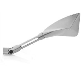 Rizoma Left rearview mirror TOMOK for Honda Forza 750 21-25 Silver color