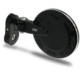 CNC Racing Bar end mirror Rocket left BICOLOR for Ducati Hypermotard 698 24-25